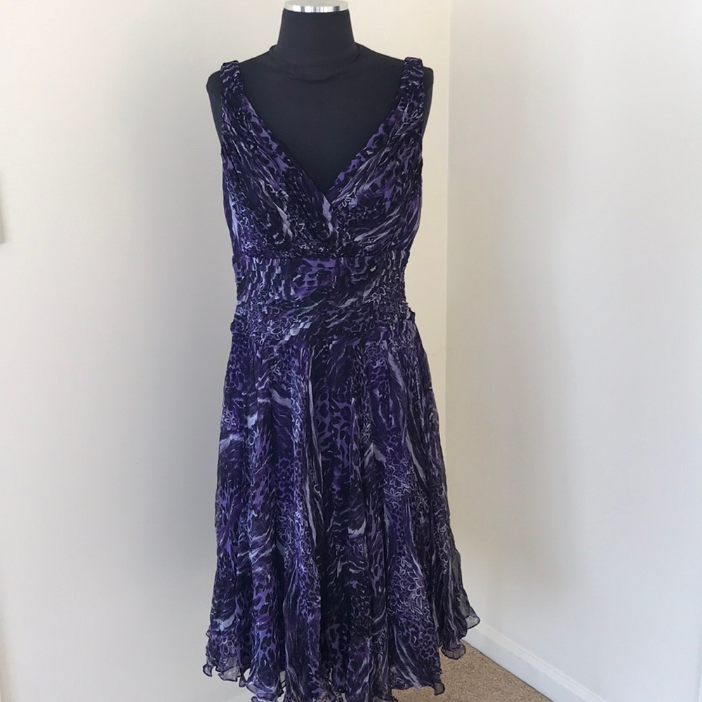 NWT! TADASHI Collection Size 10 orchid Silk Dress